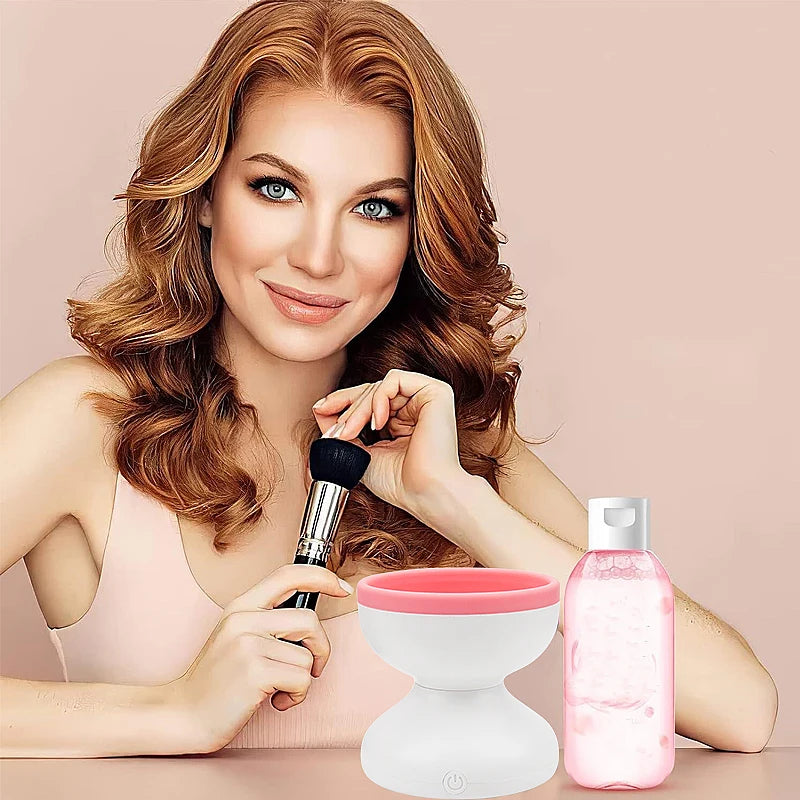 Power Puff Makeup Brush Cleaner