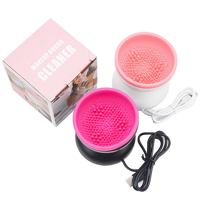 Power Puff Makeup Brush Cleaner