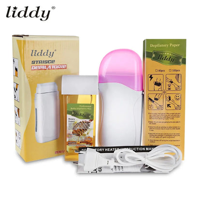 Professional roll on waxing hair removal kit