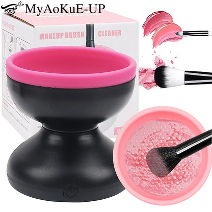 Power Puff Makeup Brush Cleaner