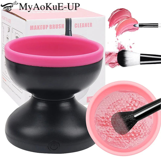 Power Puff Makeup Brush Cleaner