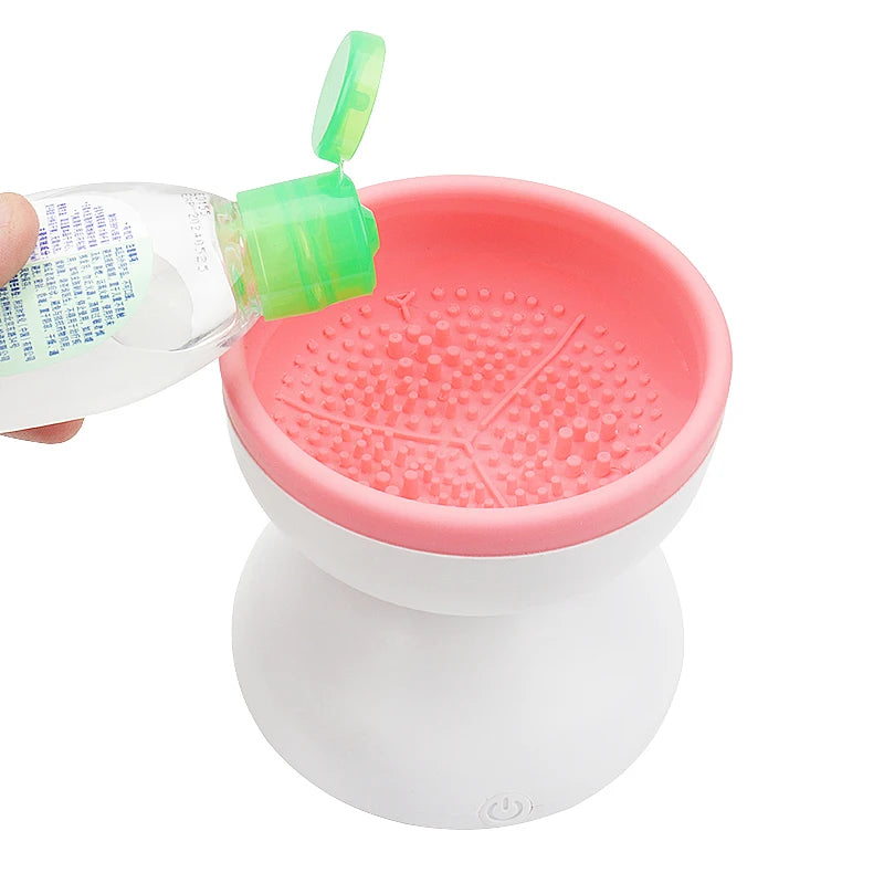 Power Puff Makeup Brush Cleaner